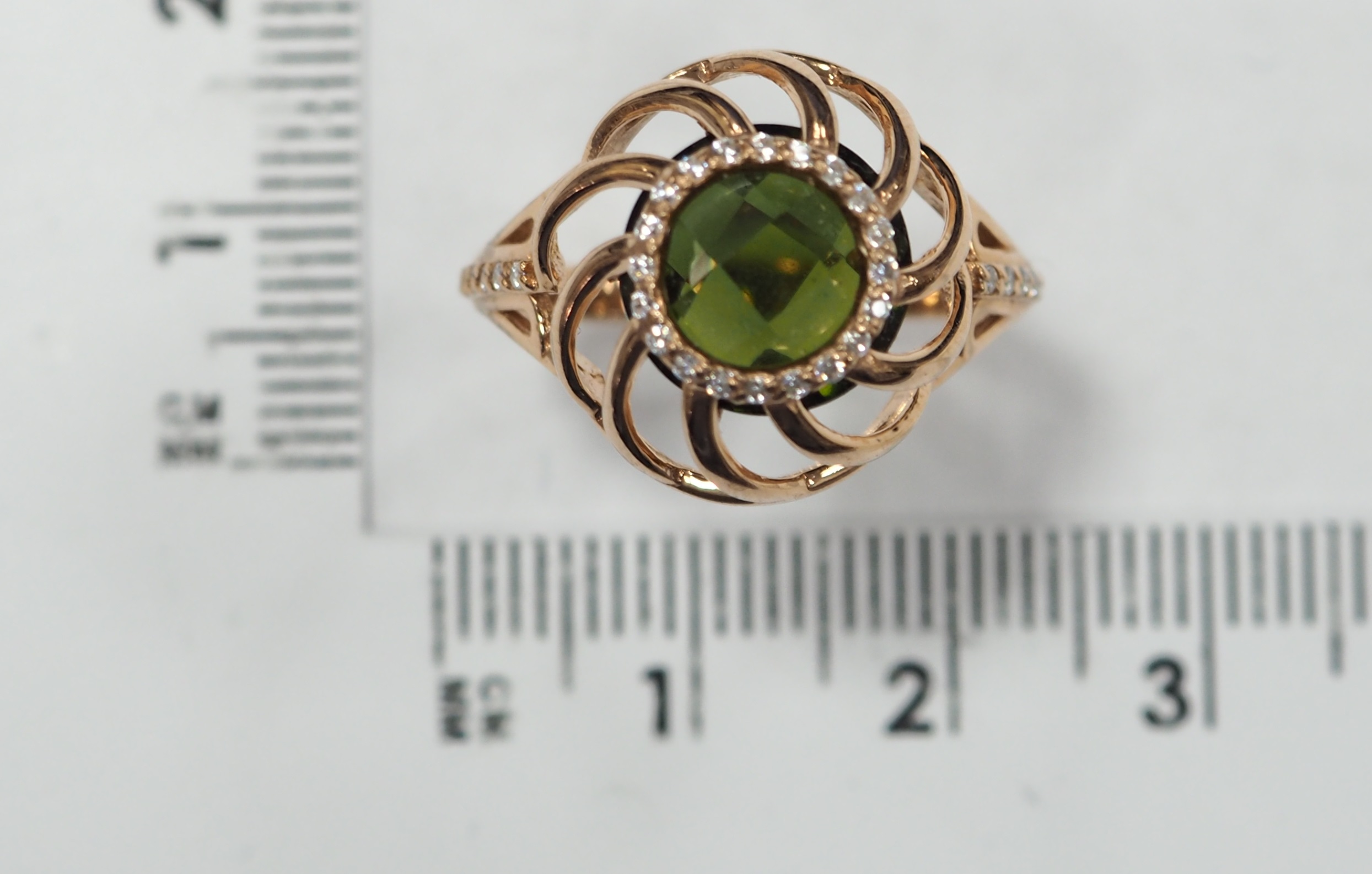 Серебряное кольцо с кварцем